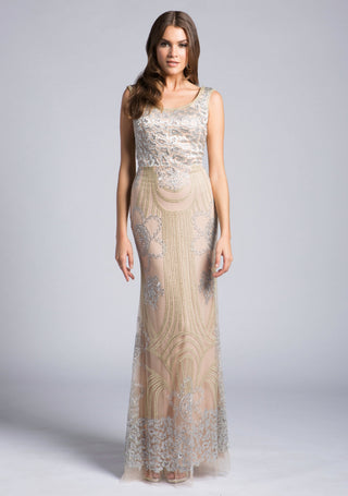 Lara 33622 - Lace Beaded Gown OUTLET - Glamourous Grace