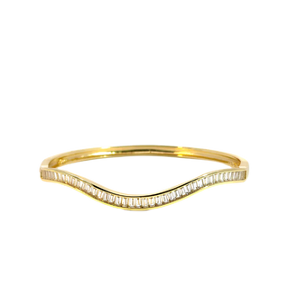 Lexxa Zircobracelet | Brass