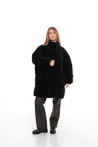 Transformer 2 in 1 Velour Down Coat/Vest