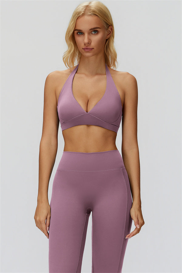 The Fyra Sports Bra Flared Leggings 2-Piece Set - Glamourous Grace
