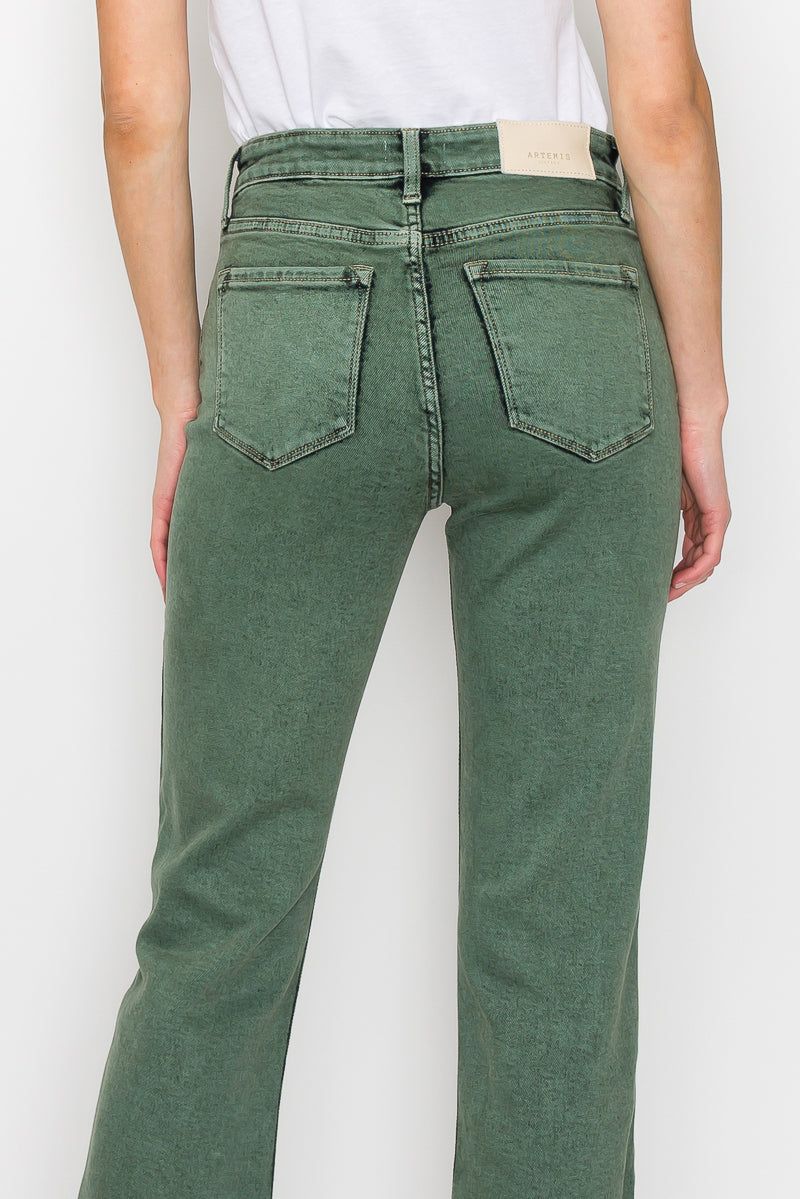 Elena Tummy Control High Rise Straight Jeans - Glamourous Grace