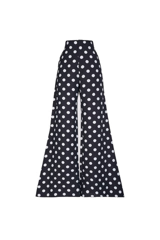 LA COLINA PANTS IN BLACK POLKA DOTS - Glamourous Grace