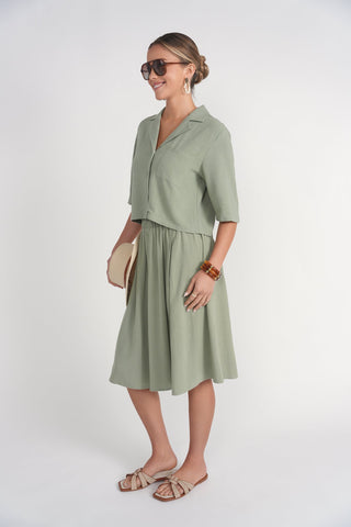 Vacay Skirt 23"- Green