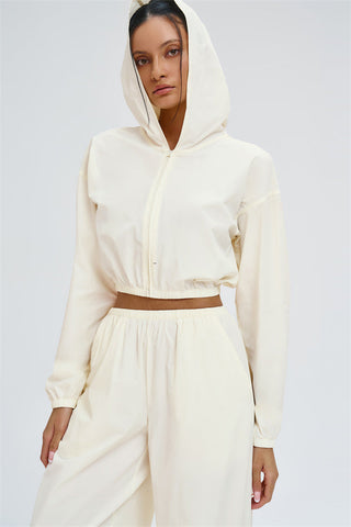 The Svelte UV protection Crop Hoodie