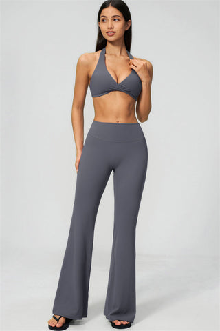 The Lox Sports Bra Flared Leggings 2-Piece Set