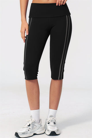 The Evoke Racerback Sports Bra Capri Leggings 2-Piece Set