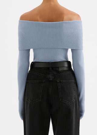 Krishna Off Shoulder Knit Top - Glamourous Grace