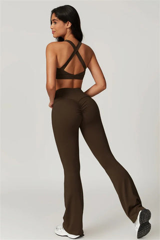 The Isabella Sports Bra Flares 2-Piece Set