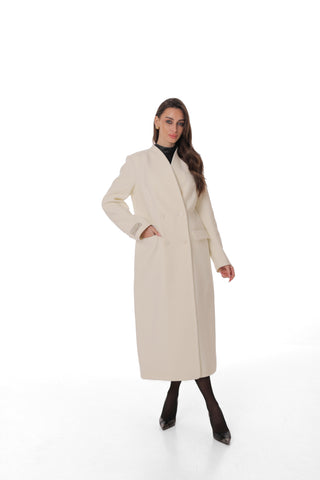 Amelia Longline Cashmere Blend Coat