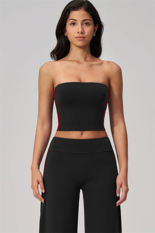 The Breathe Tube Top Straight Leg Pants 2-Piece Set