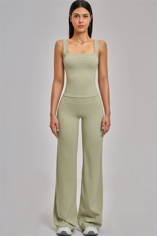 The Swoon Tank Top Flared Leggings 2-Piece Set