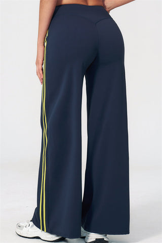 The Evoke Crop Top Straight Leg Pants 2-Piece Set