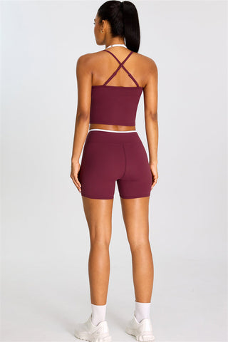 The Dwell Crop Top Shorts 2-Piece Set