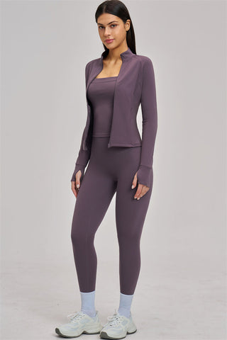 The Swoon Jacket Tank Top Leggings 3-Piece Set