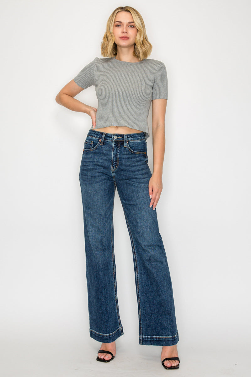 Josephine Tummy Control High Rise Relaxed Holly Flare Jeans - Glamourous Grace