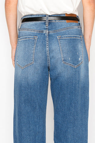 Hybrid High Rise Straight Leg Jeans