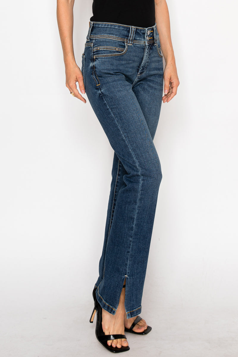 Simone Tummy Control High Rise Bootcut Jeans - Glamourous Grace