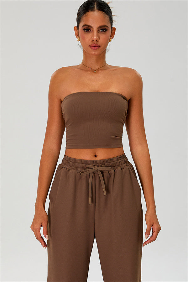 The Rush Tube Top Sweatpants 2-Piece Set - Glamourous Grace