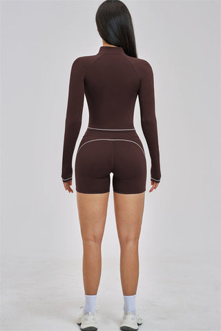 The Unbound Jacket Sports Bra Shorts 3-Piece Set