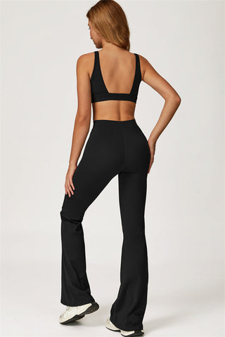 The Axis Sports Bra Flared Leggings 2-Piece Set