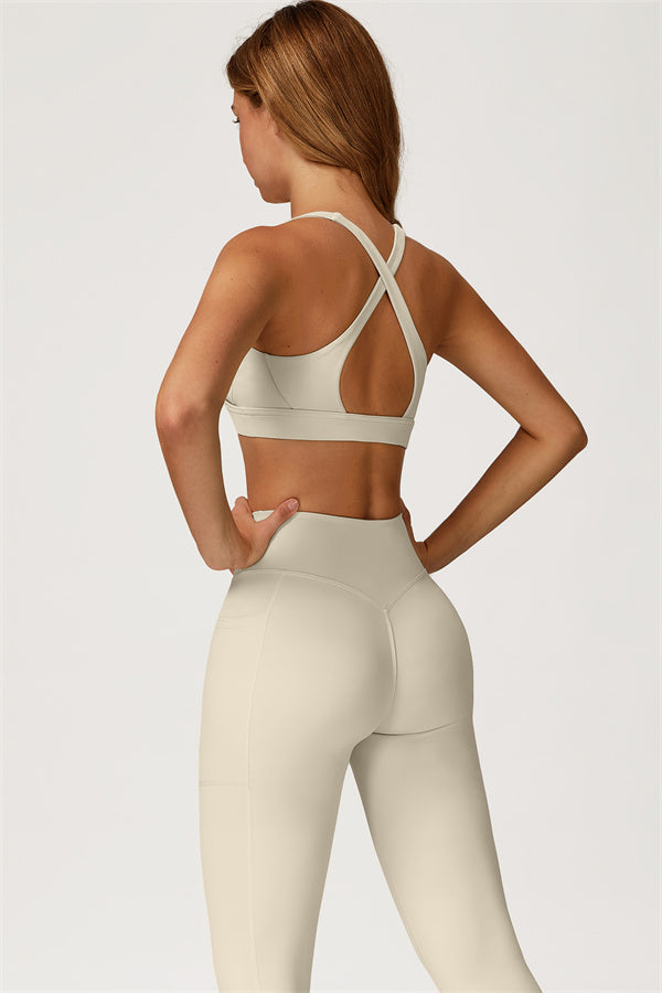 The Glacier Sports Bra Leggings 2-Piece Set - Glamourous Grace