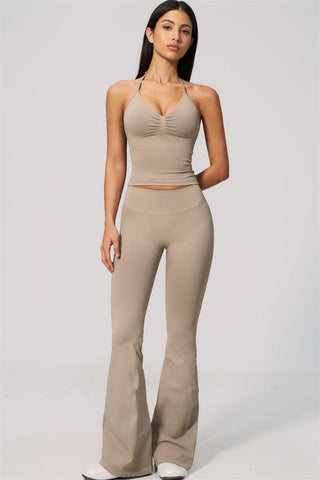 The Velvetine Flared Leggings