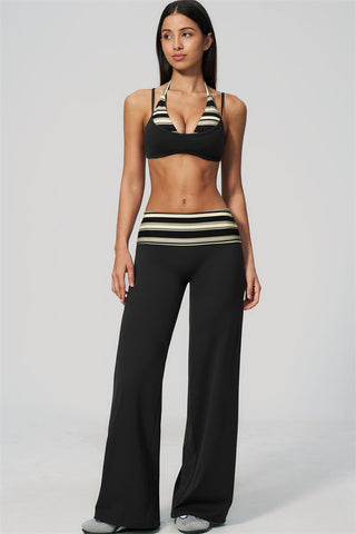 The Enliven Sports Bra Straight Leg Pants 2-Piece Set