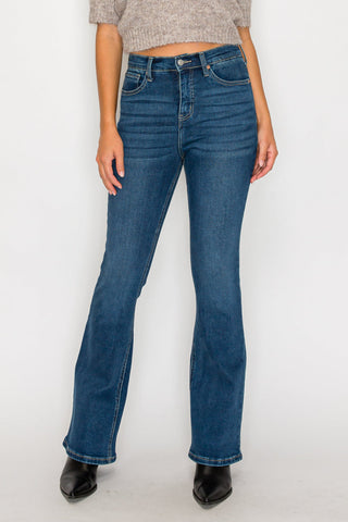 Tummy Control High Rise Bootcut Jeans