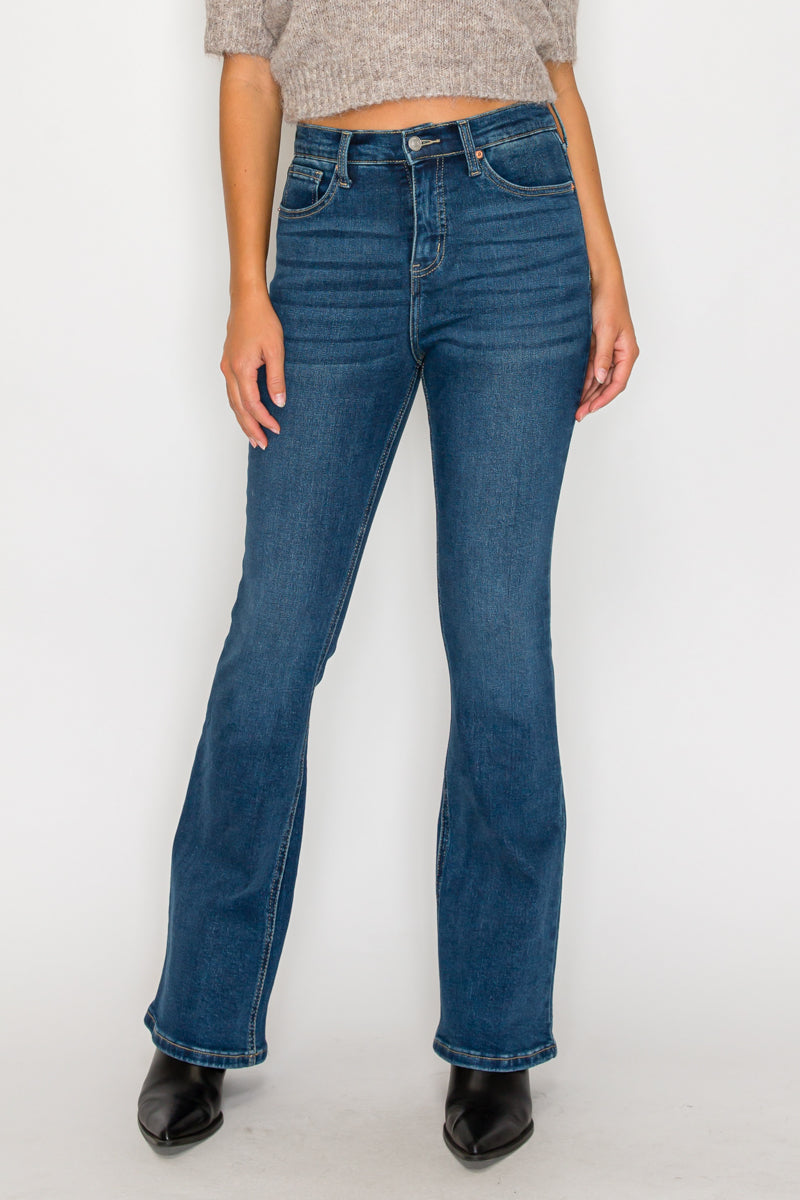 Tummy Control High Rise Bootcut Jeans - Glamourous Grace