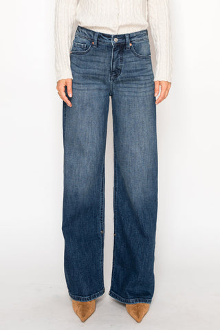 Tummy Control High Rise A-wide Jeans - Glamourous Grace
