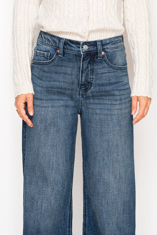 Tummy Control High Rise A-wide Jeans - Glamourous Grace