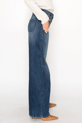 Tummy Control High Rise A-wide Jeans - Glamourous Grace