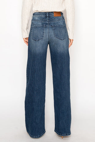 Tummy Control High Rise A-wide Jeans - Glamourous Grace