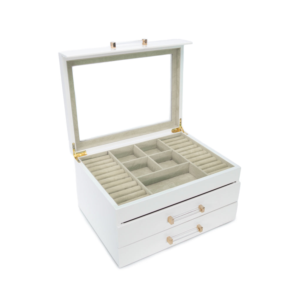 Kendall 3 Clear Lid Jewelry Box (Swoozies)