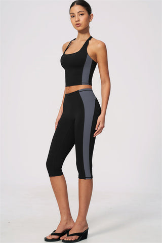 The Sandstone Tank Top Capri Leggings 2-Piece Set