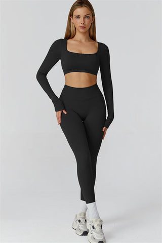The Reign Long Sleeve Crop Top