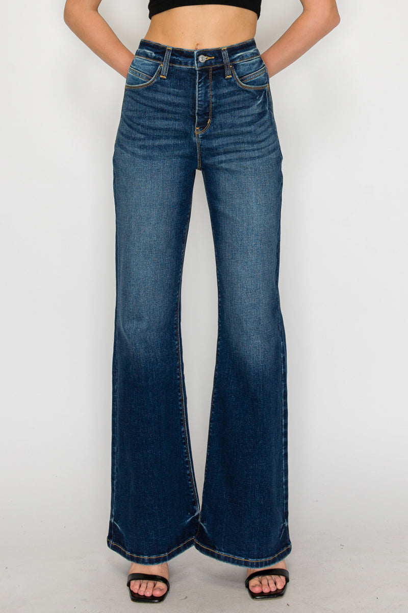 Leilani Tummy Control High Rise Holly Flare Jeans - Glamourous Grace
