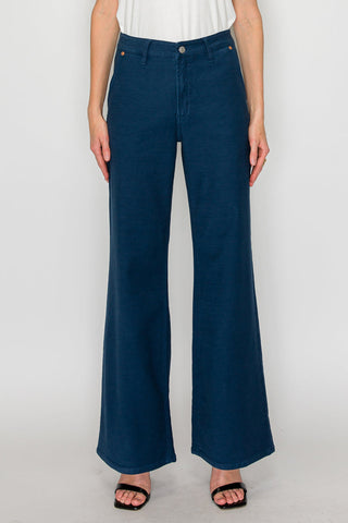 Anastasia Tummy Control High Rise Wide Flare Jeans