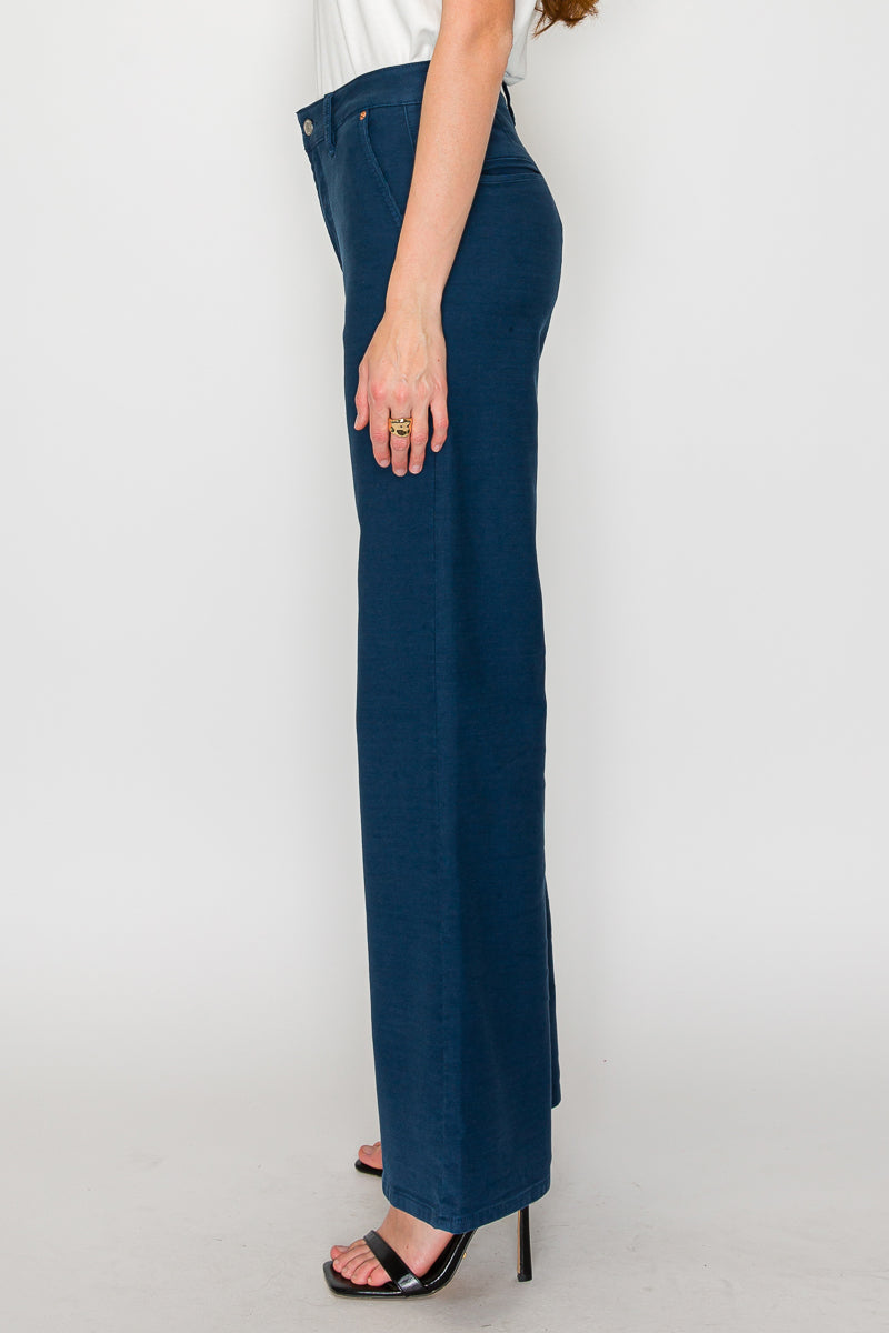 Anastasia Tummy Control High Rise Wide Flare Jeans - Glamourous Grace