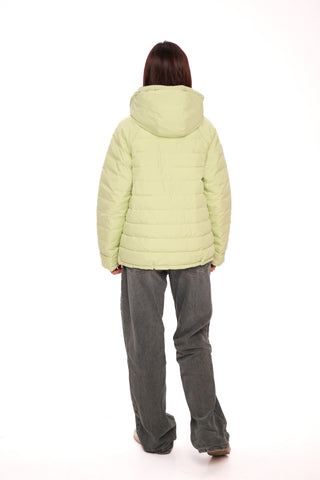 Reversible Demi-Season Jacket in Iris/Lemongrass