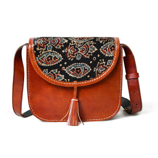 Astounding Ajrakh Ethnic Satchel - Glamourous Grace