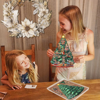 Christmas Story Christmas Tree Eco Wood Set by Jamie Mills-Price Christmas Decor - 8091509-MP