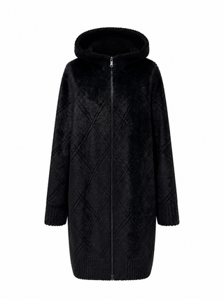 Reversible Faux Fur & Suede Coat