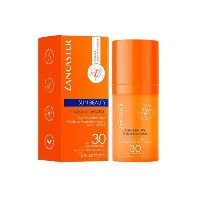 Lancaster Sun Beauty Sun Protective Fluid Spf30 - Reef-Safe, Vegan, Water-Resistant Sunscreen for Face and Decolletage - Glamourous Grace