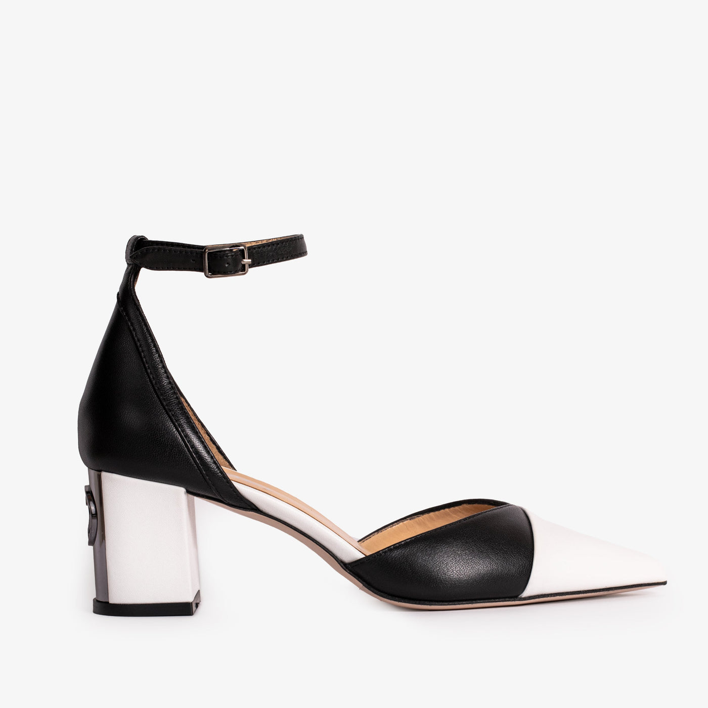 The Noella Black Leather Women Sandal - Glamourous Grace