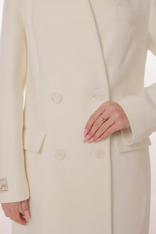 Amelia Longline Cashmere Blend Coat