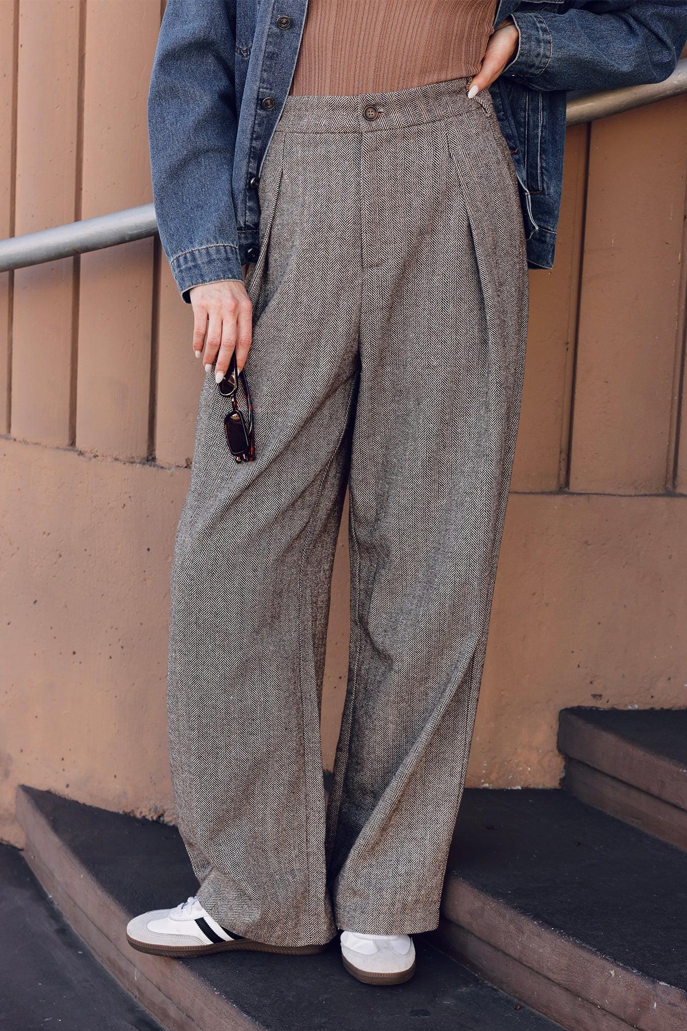 VIBRANT DAZE WOOLEN PANTS - Glamourous Grace