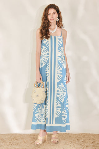 BLUE LAGOON DREAM WOVEN MAXI DRESS - Glamourous Grace