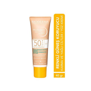Bioderma Mineral Sunscreen with Coverage SPF50+ Light 40g - Tinted Non-Comedogenic Matte Finish Sun Protection - Glamourous Grace