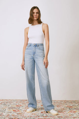 Coney Island Whitefish High Rise Wide Jeans HJ007 - Glamourous Grace